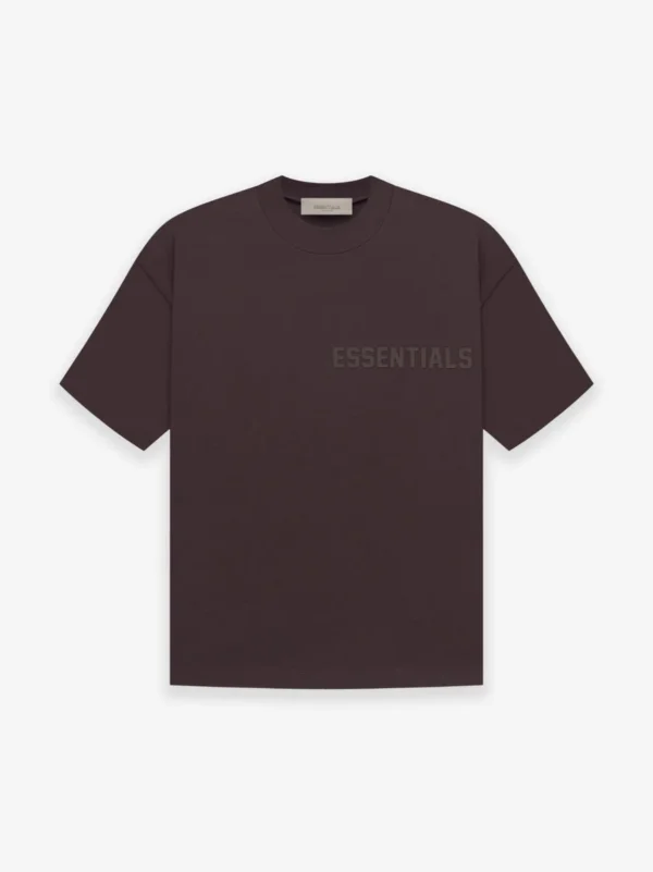 ESSENTIALS FEAR OF GOD - PLUM TEE - NOVO