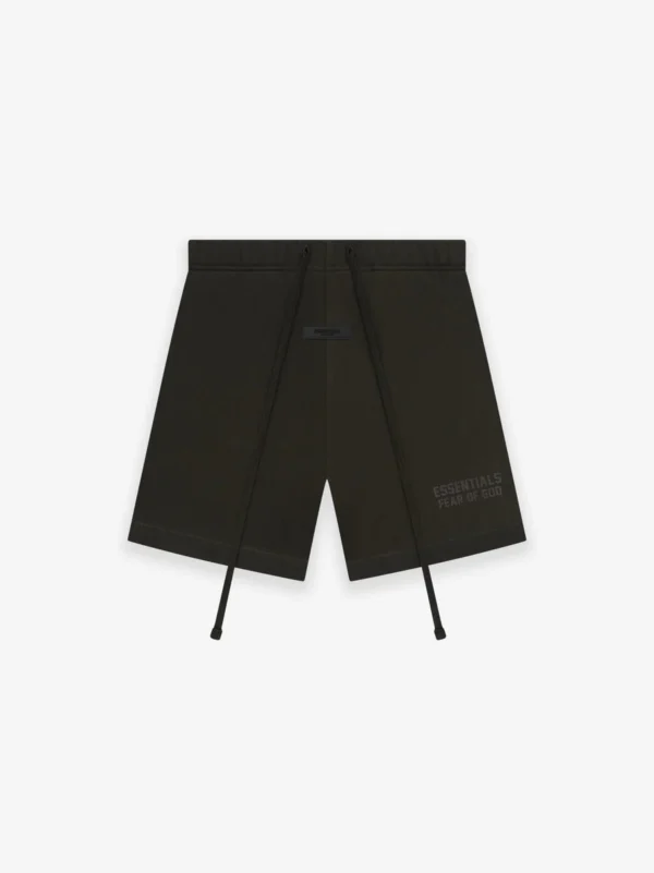 ESSENTIALS FEAR OF GOD - ESSENTIALS SWEAT SHORT OFF BLACK - NOVO