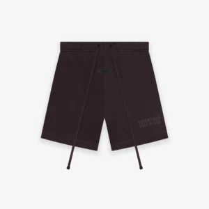 ESSENTIALS FEAR OF GOD - ESSENTIALS SWEAT SHORT PLUM - NOVO