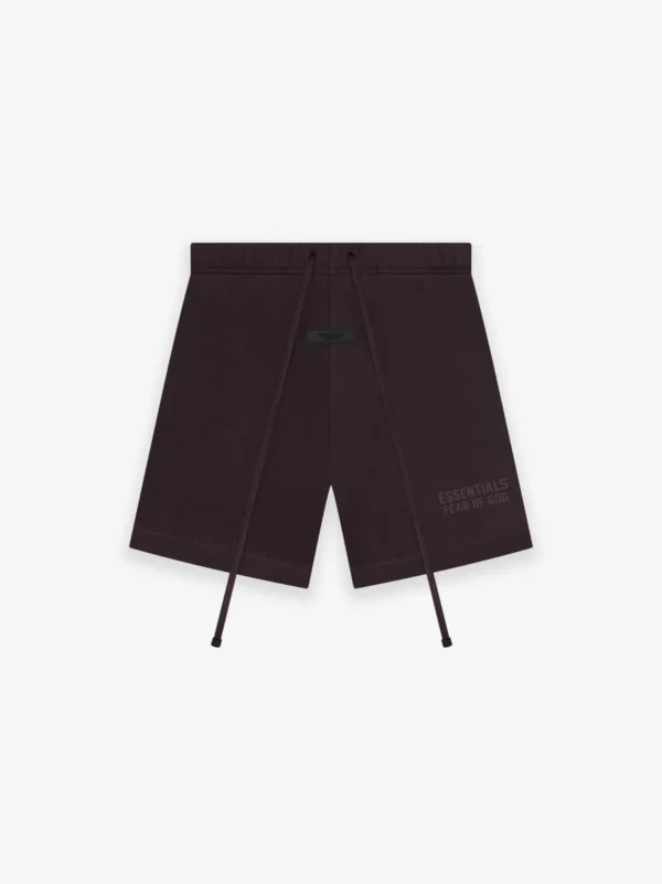 ESSENTIALS FEAR OF GOD - ESSENTIALS SWEAT SHORT PLUM - NOVO