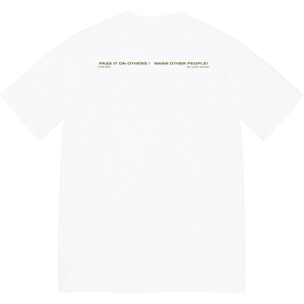 SUPREME - WARNING TEE WHITE - NOVO - Image 2