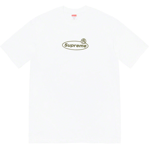 SUPREME - WARNING TEE WHITE - NOVO