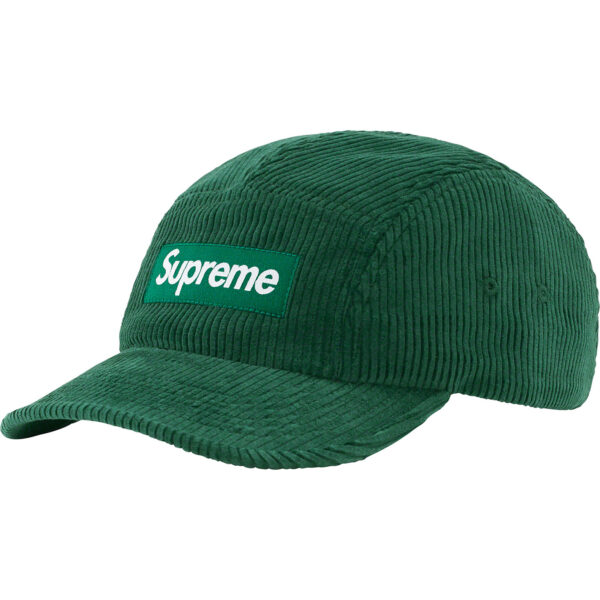 SUPREME - CORDUROY CAMP CAP GREEN (FW22) - NOVO