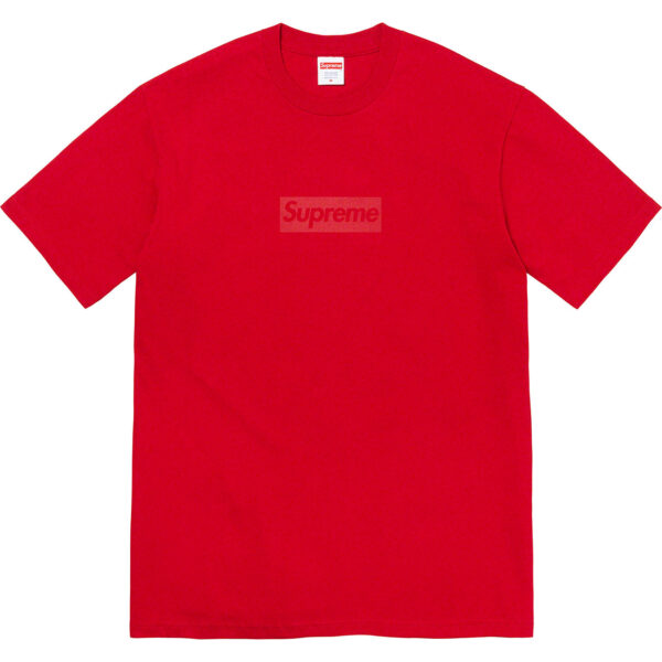 SUPREME - TONAL BOX LOGO RED - NOVO