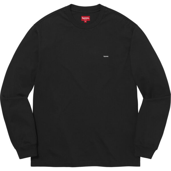 SUPREME - SMALL BOX L/S TEE BLACK - NOVO