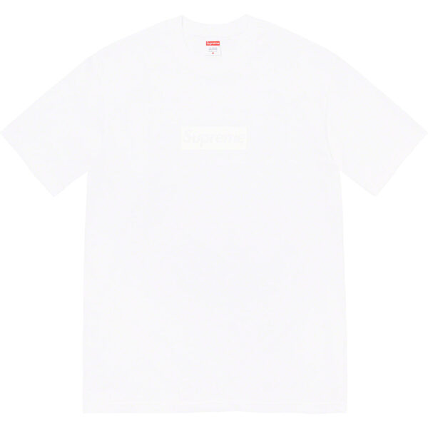 SUPREME - TONAL BOX LOGO WHITE - NOVO