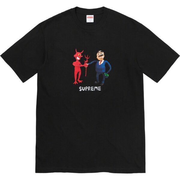 SUPREME - BUSINESS TEE BLACK - NOVO