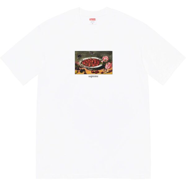 SUPREME - STRAWBERRIES TEE WHITE - NOVO