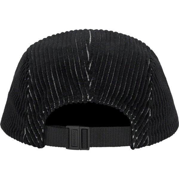 SUPREME - 2-TONE CORDUROY CAMP CAP BLACK - NOVO - Image 2