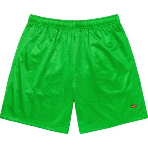 SUPREME - SMALL BOX BAGGY MESH SHORT GREEN - NOVO