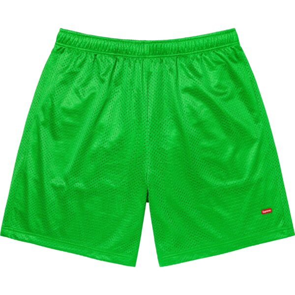 SUPREME - SMALL BOX BAGGY MESH SHORT GREEN - NOVO