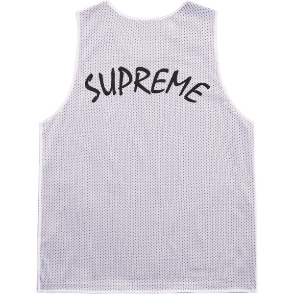 SUPREME - MUSTANG REVERSIBLE BASKETBALL JERSEY WHITE - NOVO - Image 2