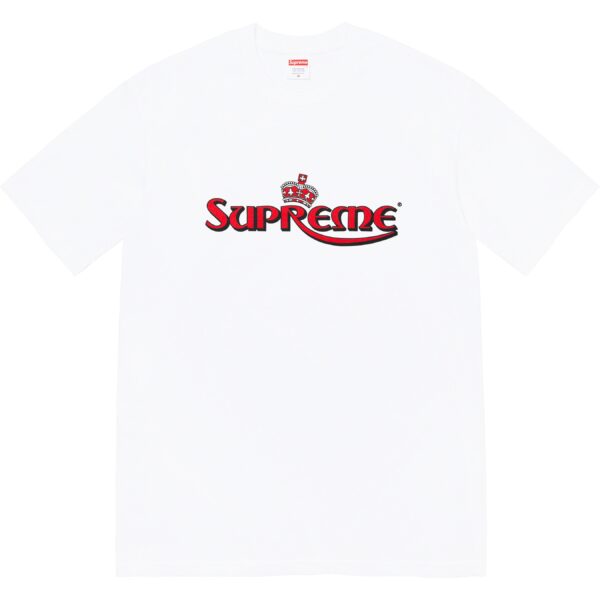 SUPREME - CROWN TEE WHITE - NOVO