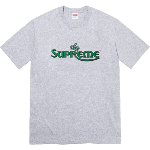 SUPREME - CROWN TEE HEATHER GREY - NOVO