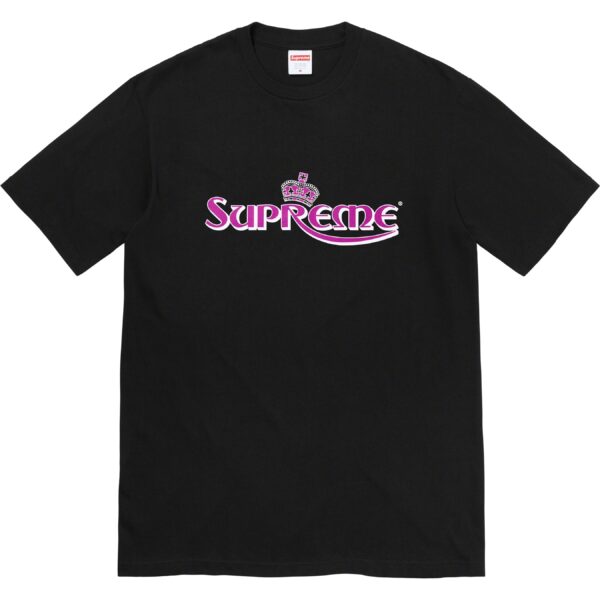 SUPREME - CROWN TEE BLACK - NOVO