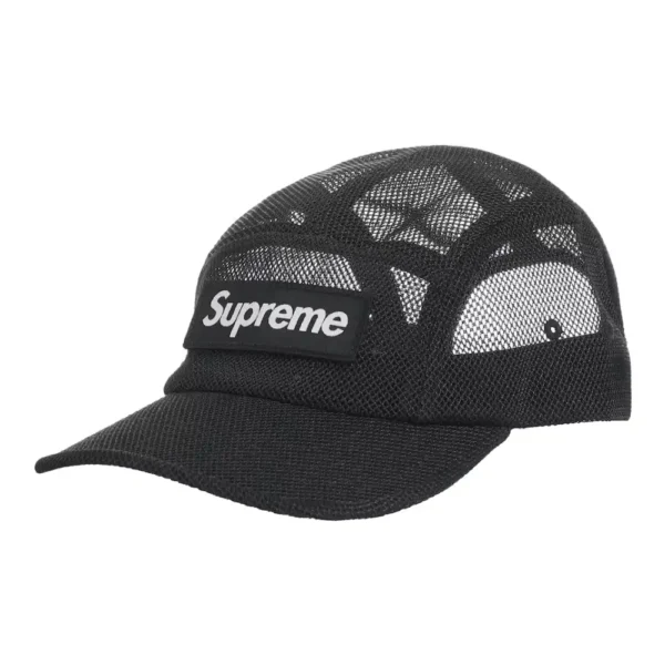SUPREME - MESH CORDURA® CAMP CAP BLACK - NOVO