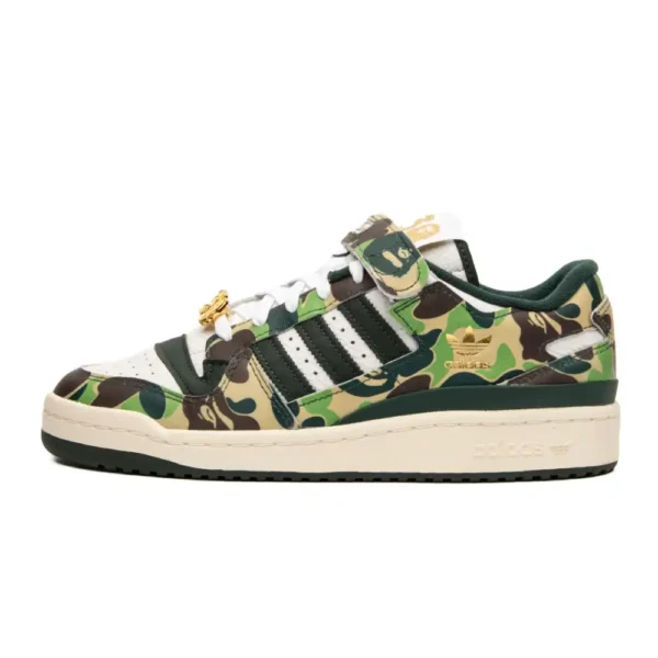 ADIDAS - FORUM 84 BAPE LOW 30th ANNIVERSARY GREEN - NOVO
