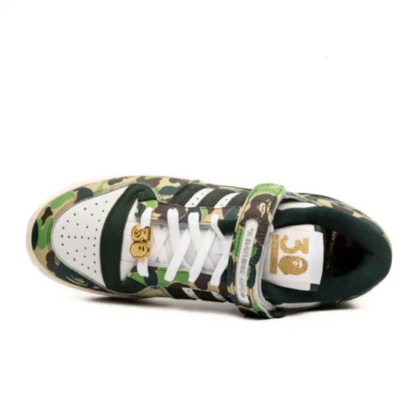 ADIDAS - FORUM 84 BAPE LOW 30th ANNIVERSARY GREEN - NOVO - Image 2
