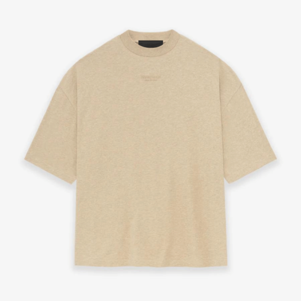 ESSENTIALS FEAR OF GOD - GOLD HEATHER TEE - NOVO