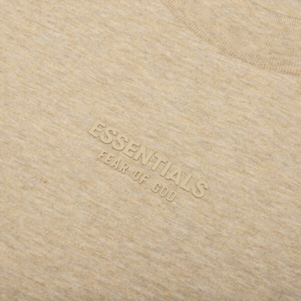 ESSENTIALS FEAR OF GOD - GOLD HEATHER TEE - NOVO - Image 3