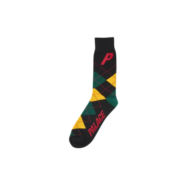 PALACE - ARGYLL SOCK RASTA - NOVO