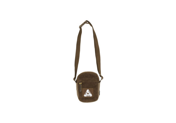 PALACE - CORDUROY SHOT BAG BROWN - NOVO