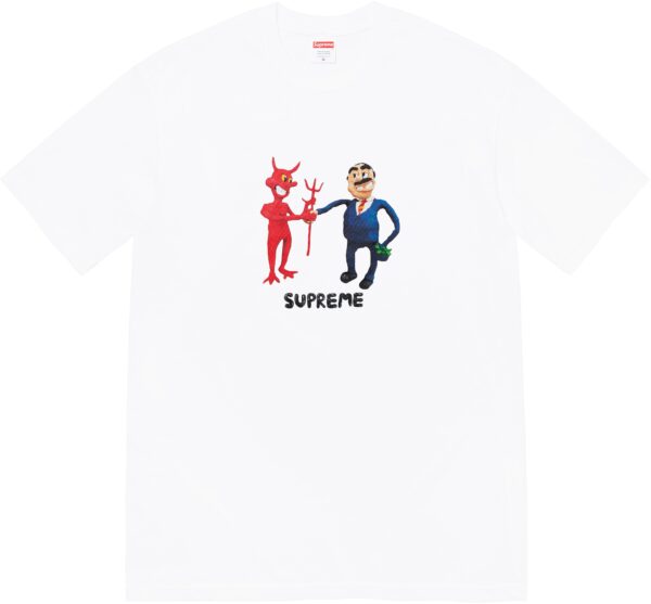 SUPREME - BUSINESS TEE WHITE - NOVO