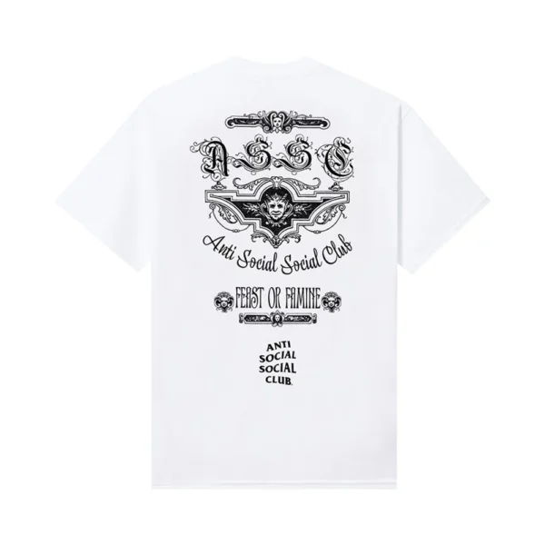ANTI SOCIAL SOCIAL CLUB - FEAST OF FAMINE TEE WHITE - NOVO - Image 2
