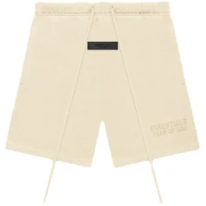 ESSENTIALS FEAR OF GOD - ESSENTIALS SWEAT SHORT EGG SHELL - NOVO