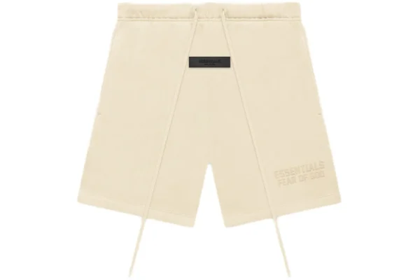 ESSENTIALS FEAR OF GOD - ESSENTIALS SWEAT SHORT EGG SHELL - NOVO