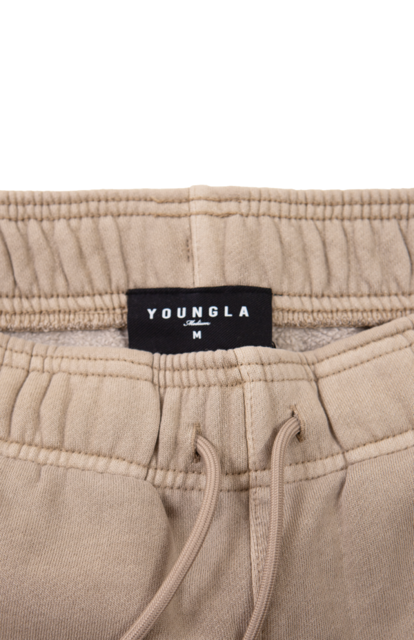 YOUNG LA - 153 IMMORTAL CLUB SHORTS SAND WASH - NOVO - Image 2