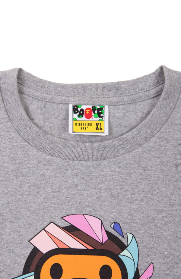 BAPE x LDG - BABY MILO TEE MENS GRAY - NOVO - Image 2