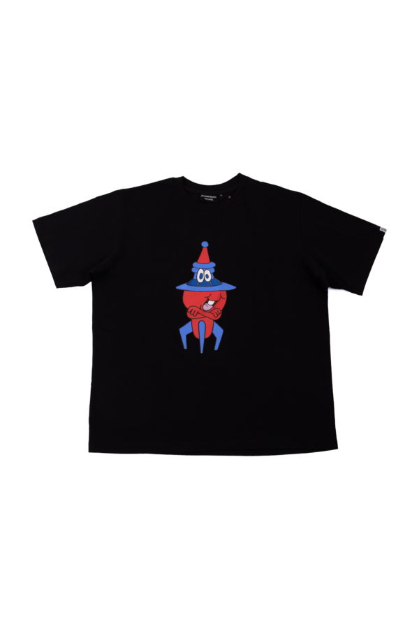 BILLIONAIRE BOYS CLUB - BBC X TODD JAMES ROCKET MAN TEE BLACK - NOVO