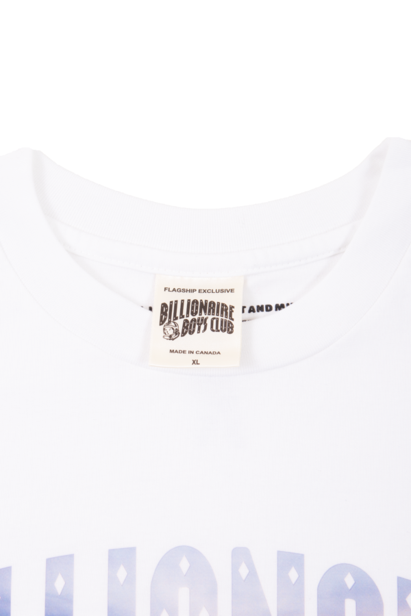 BILLIONAIRE BOYS CLUB - NIGHT SKYLINE REFLECTION TEE WHITE - NOVO - Image 2