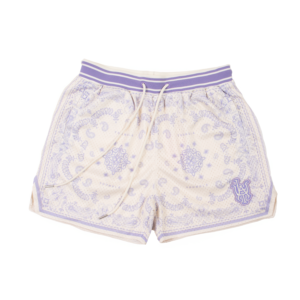 YOUNG LA - 132 INFAMOUS BANDANA SHORTS SOFT PURPLE - NOVO