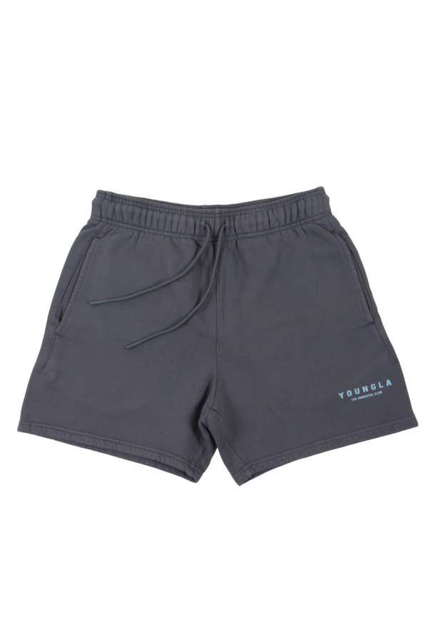 YOUNG LA - 153 IMMORTAL CLUB SHORTS SLATE WASH - NOVO