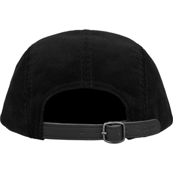 SUPREME - CORDUROY CAMP CAP BLACK (FW23) - NOVO - Image 2