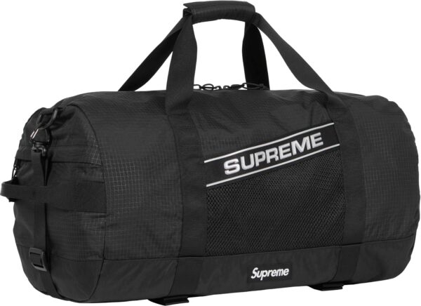 SUPREME - DUFFLE BAG BLACK (FW23) - NOVO - Image 5