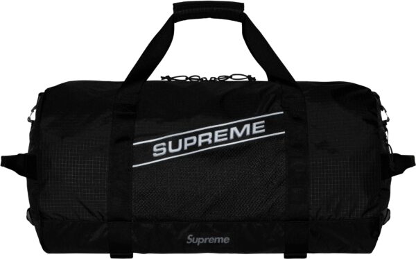 SUPREME - DUFFLE BAG BLACK (FW23) - NOVO - Image 7