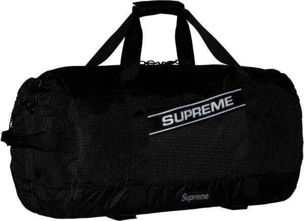 SUPREME - DUFFLE BAG BLACK (FW23) - NOVO - Image 4