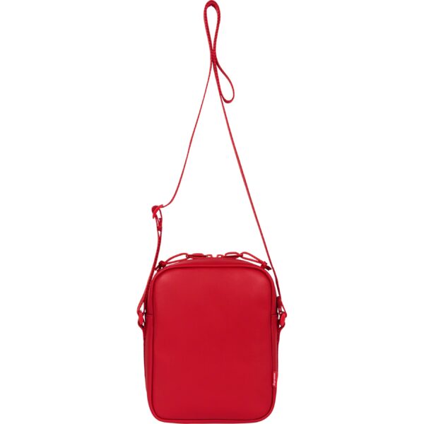 SUPREME - LEATHER SHOULDER BAG RED (FW23) - NOVO - Image 5