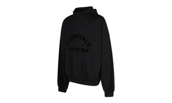 ESSENTIALS FEAR OF GOD - HOODIE JET BLACK - NOVO - Image 2