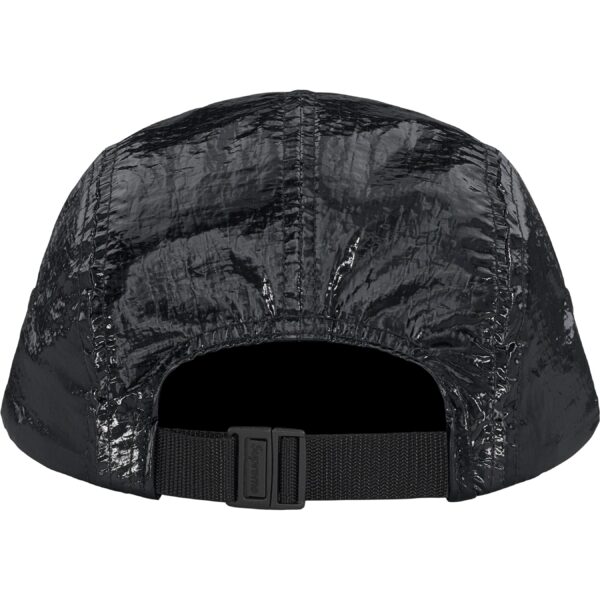 SUPREME - GLOSS RIPSTOP CAMP CAP BLACK - NOVO - Image 2