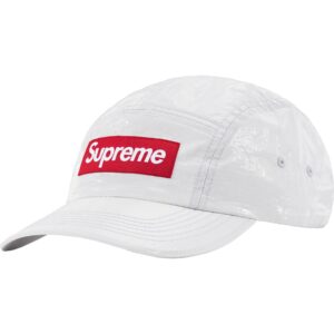 SUPREME - GLOSS RIPSTOP CAMP CAP LIGHT GREY - NOVO