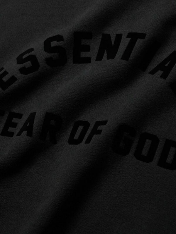ESSENTIALS FEAR OF GOD - CREWNECK JET BLACK - NOVO - Image 4
