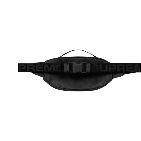 SUPREME - LEATHER WAIST BAG BLACK (FW23) - NOVO - Image 2