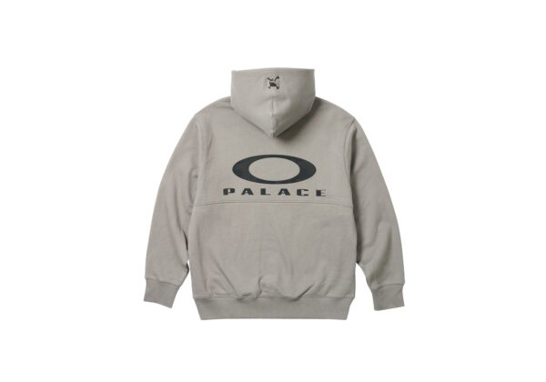 PALACE x OAKLEY - HOODIE GREY - NOVO - Image 6