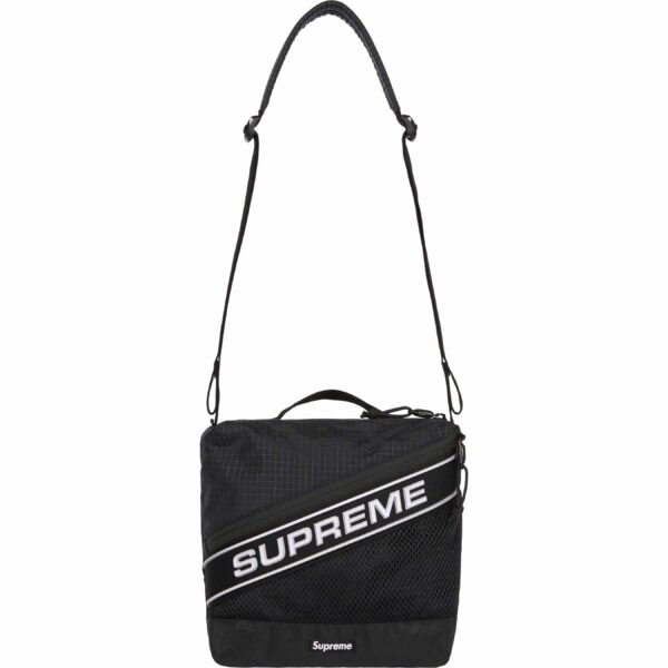 SUPREME - SHOULDER BAG BLACK (FW23) - NOVO