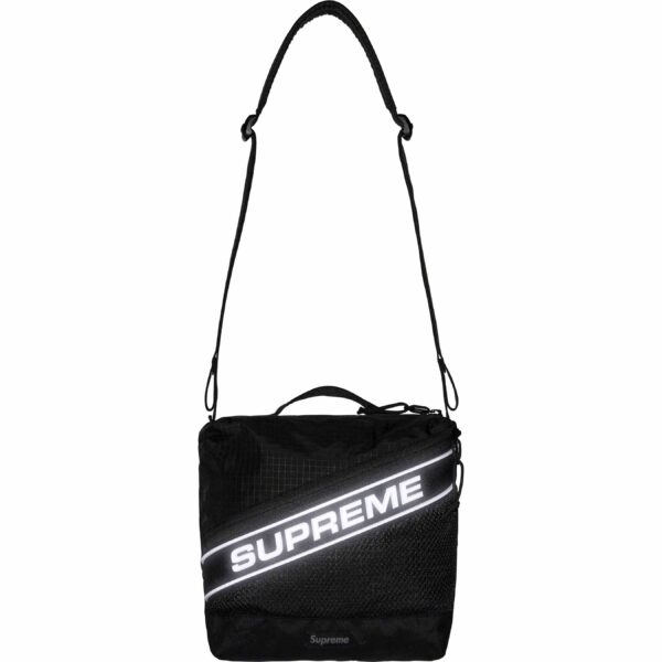 SUPREME - SHOULDER BAG BLACK (FW23) - NOVO - Image 3