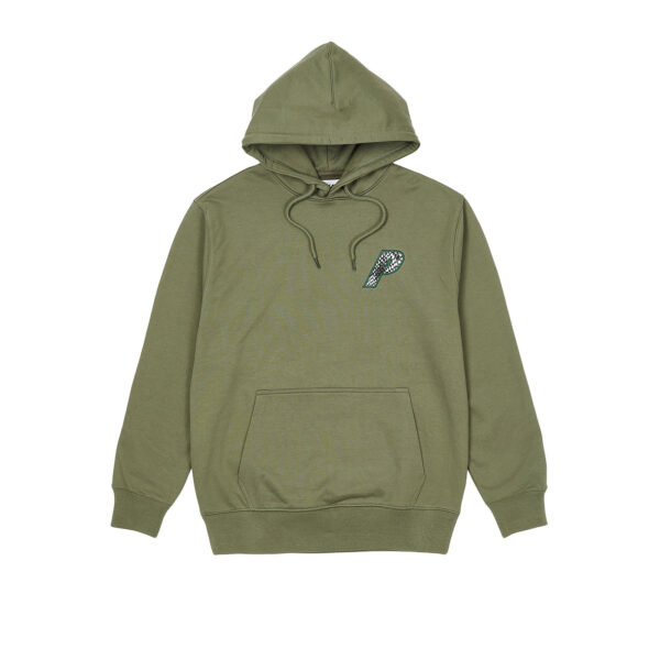 PALACE - P-3 SNAKE APPLIQUE HOOD OLIVE - NOVO